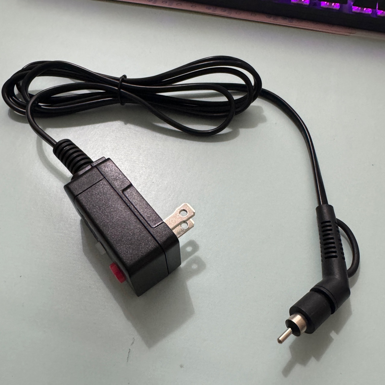 带漏电保护开关电源卷发棒插头 美标吹风机卷发器110V两芯美标漏