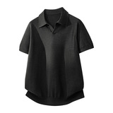 ZF8109-3D潮牌海鸥领针织短袖T恤简约时尚cleanfit透气上衣，男装针织衫/毛衣，星座614