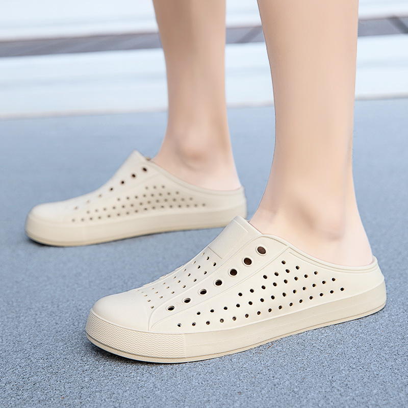 Luchi Luchi Croc Shoes Women's Korean Style Breathable Outdoor Casual Beach Wading Sandals Thick Sole Soft Sole Summer Luchi Luchi Croc Shoes Women's Korean Style Breathable Outdoor Casual Beach Wading Sandals Thick Sole Soft Sole Summer
