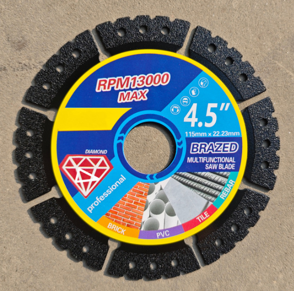 Cross-border inglés negro corte de hierro rey hoja de corte de metal acero inoxidable aleación de metal hoja de sierra ultrafina muela de diamante