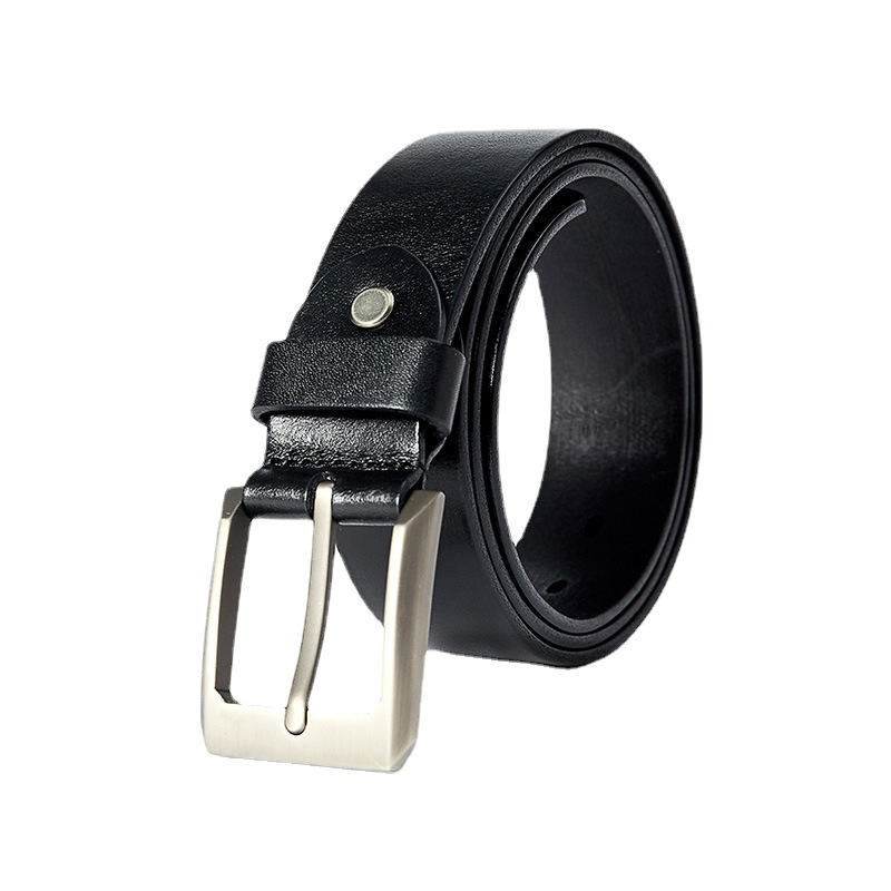 Disway manufacturers wholesale fashion personality Joker first layer cowhide casual business pin buckle belt leather belt