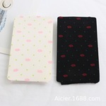 春秋季日系60D复古甜美玫瑰花圆点提花连裤袜 波点提花打底丝袜子