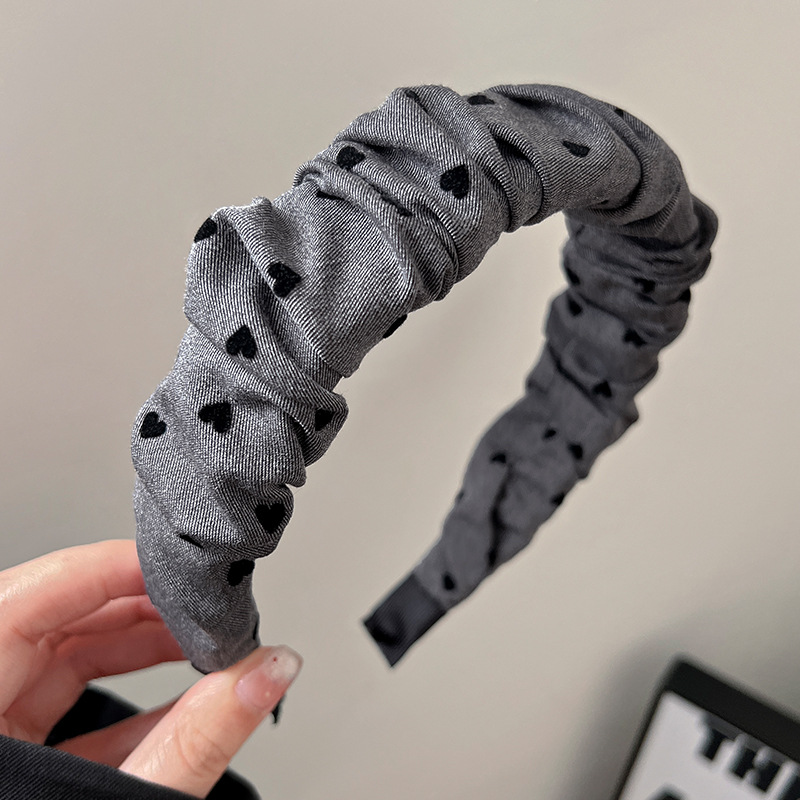 Corea del Sur explosión alta craneal correa de cabello para mujeres nuevo otoño invierno correa de cabello Meilade paquete de cabello de alta calidad lavar la cara al por mayor tarjeta de cabello