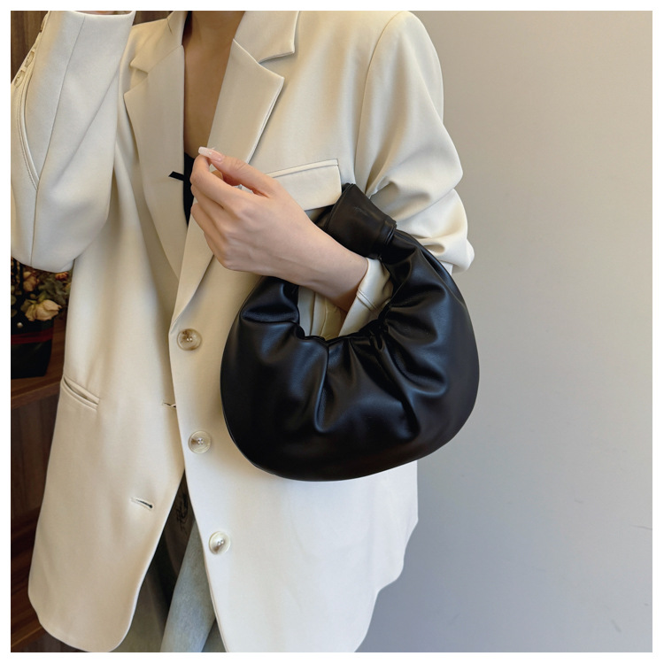 Shoulder Bag Bags Type This Year's Popular New Moon Bag Early Autumn New Women's Bag Simple Retro Denim Casual Versatile Handbag Fashion