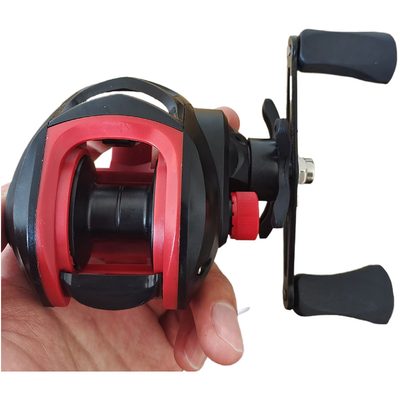 Carrete de pesca micro, totalmente metálico, multiusos, con copa de línea profunda, carrete para línea de pesca, carrete para señuelos, carrete de gota de agua, actualización antirrotura de línea.