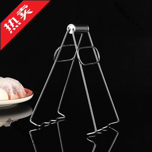 Stainless Steel Anti-Scalding and Anti-Slip Household Commercial Clay Pot Food-Grade Kitchen Bowl Holder Plate Holder Multi-Purpose