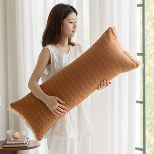 Long Pillow for Girls to Sleep In, Living Room Sofa Long Pillow, Bedside Cushion, Bed Back Pillow, Leg-Clamping Side Sleeping Pillow