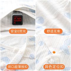 嬰幼兒a類衣服新生兒純棉夏款薄款連體衣寶寶綁帶爬服安陽童裝