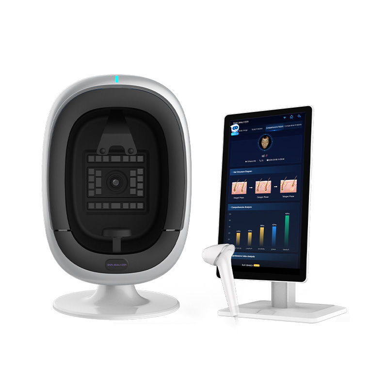 Inventario al por mayor AISIA O1pro detector inteligente de piel facial cuero cabelludo todo en uno instrumento de belleza