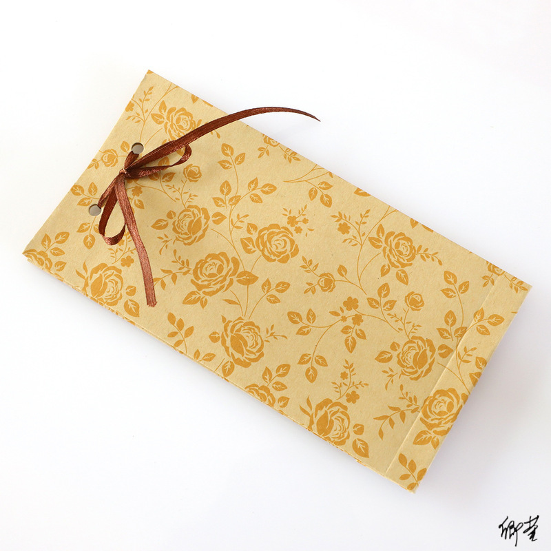 书签包装袋牛皮纸美观实用信封商用礼品套袋印字袋送礼收纳袋