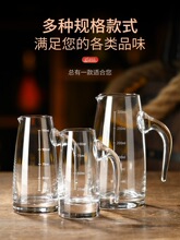 加厚白酒分酒器100ml家用小酒杯套装红酒洋酒水晶玻璃醒包邮批发