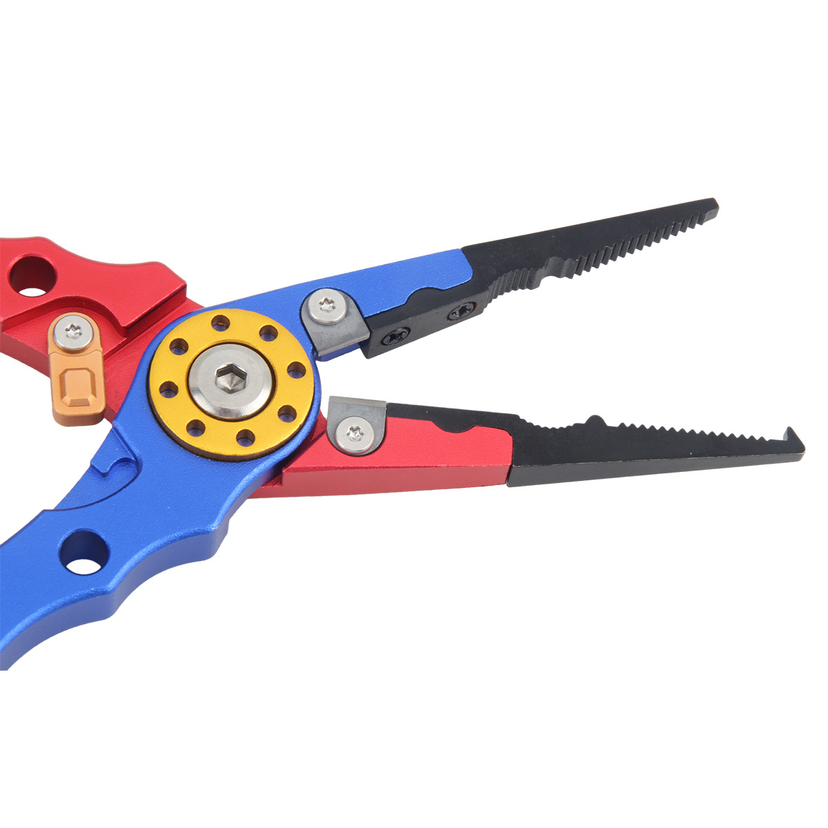 Aluminum alloy fishing lure control device outdoor high-tension wire cutting pliers, fishing line cutting pliers, fish hook removal pliers, sea fishing pliers