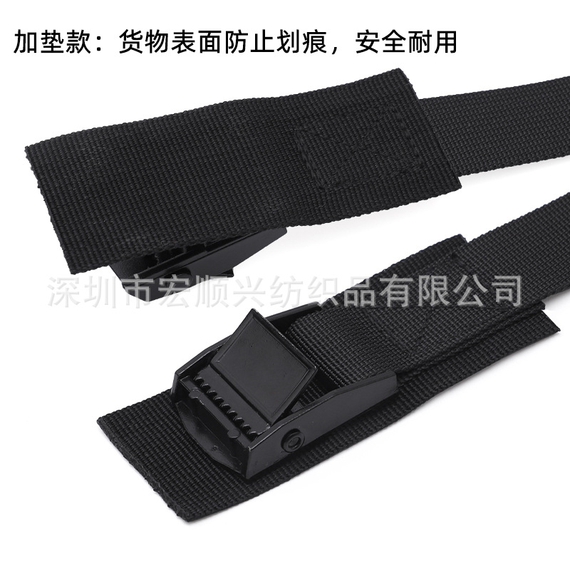 Aleación de zinc hebilla Cinturón de sujeción de carga tensor de cinturón de fijación de equipaje cinturón de fijación de coche