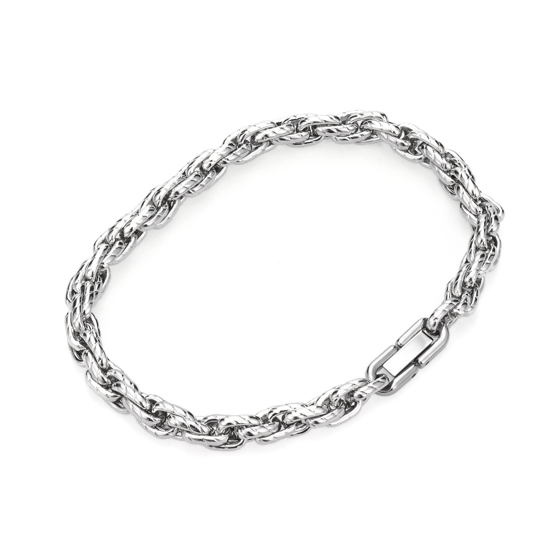 Cuban Link Necklace For Women And Men Stainless Steel Chain_voghion.com