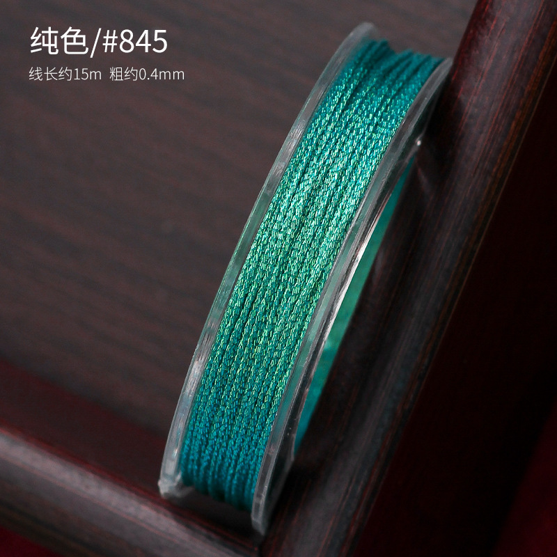 小巻6本の幻彩線六本糸セット段染手織りちまき蓮のブレスレット手綱金糸diy|undefined