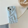 Three dimensional, blue, matte