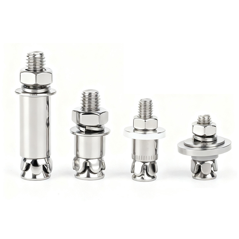 304 stainless steel back bolt screw, shockproof back bolt screw, marble curtain wall tapping back bo