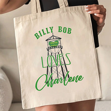 欧美新款简约BILLY BOB高颜值大容量通勤百搭单肩包帆布包