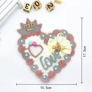 Clothing Embroider, Computer Towel Embroider, Peach Heart Embroider, Sequined Flat Embroider, Three-In-One Special Embroider