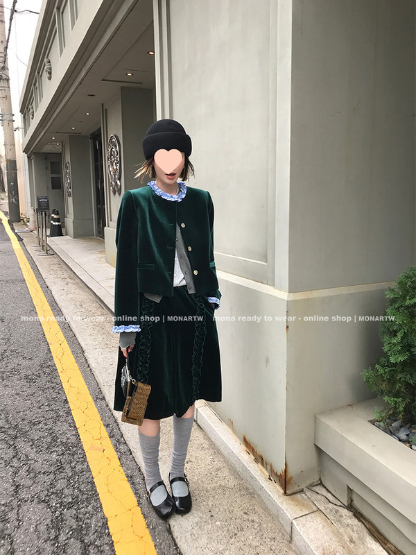 MONA 时尚上衣外套 中腰短裤木耳边长裤女套装小个子2025早秋新款|undefined