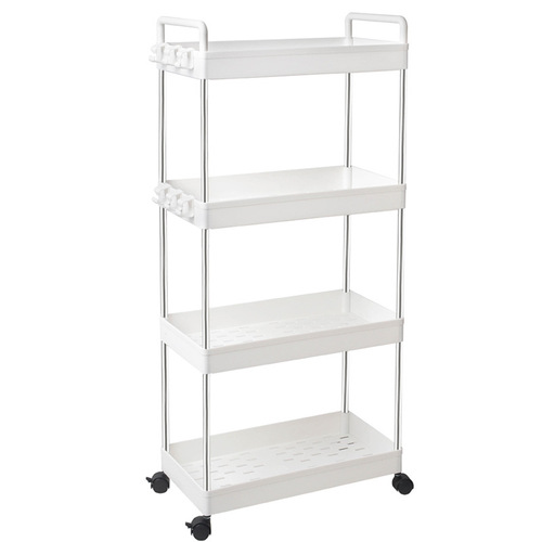 Bathroom rack floor-standing multi-layer toilet bathroom toilet gap trolley storage rack kitchen gap rack