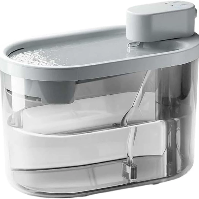 Диспенсер для воды для домашних животных автоматический Циркуляционный фильтр Диспенсер для воды для кошек отключен Беспроводной интеллектуальный индукционный питатель воды для домашних животных