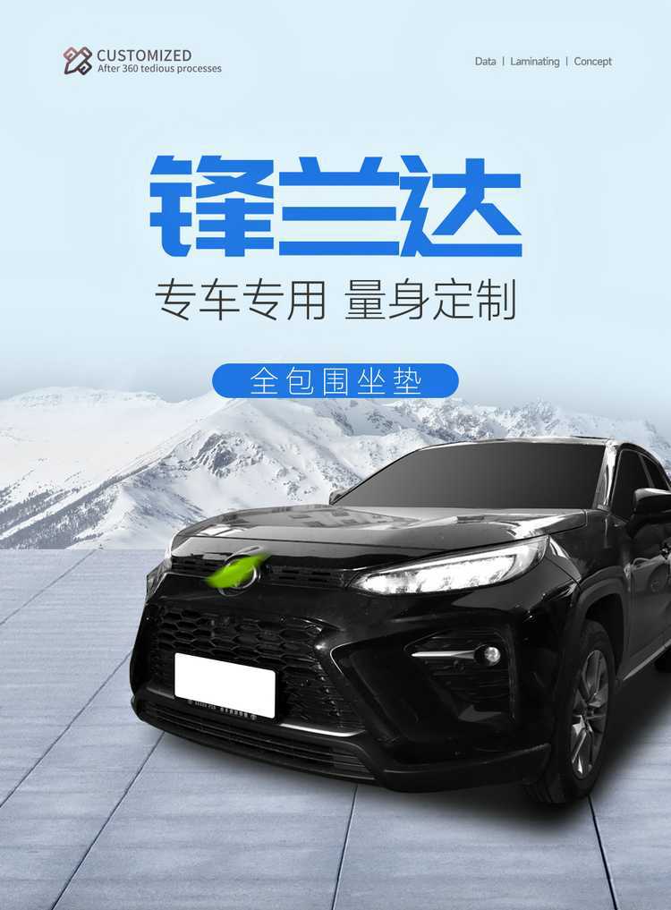 Special 2022/2024 Toyota Frontlander seat covers, full-cover car seat cushions, all-season leather seat cushion covers