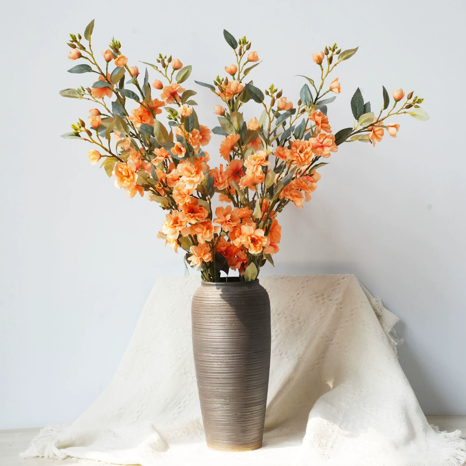 Искусственный букет из шелковых камелий и роз для дома, свадебного декора, спальни, входа, оптовая продажа искусственных цветов