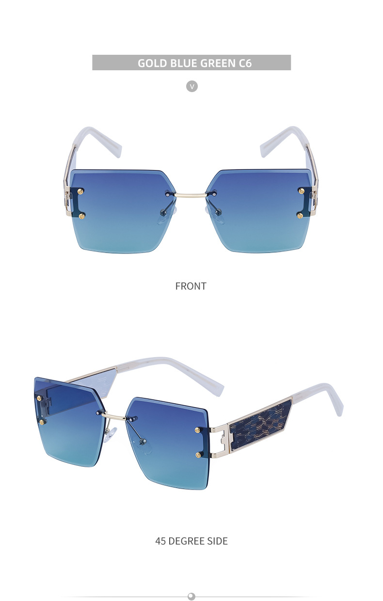 Classic Oversized Sunglasses With Large Frame For Men And Women_voghion.com