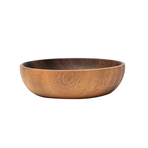 Japanese acacia wood disc solid wood pallet wooden serving plate home dish plate wholesale hotel plate dessert plate