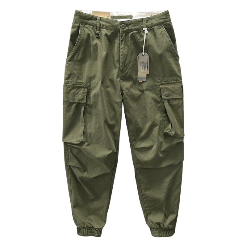 Z304 otoño nuevos hombres de algodón de color sólido mono casual entrega de una pieza