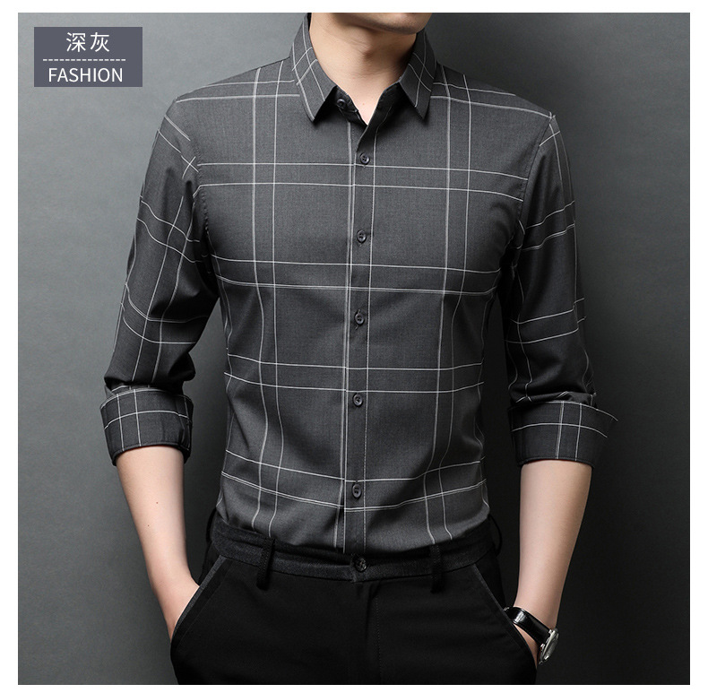 D9832 750K ÁO SƠ MI NAM HONTYFA DÀI TAY MÙA XUÂN THU ĐÔNG KÍN CỔ THỜI TRANG NAM G02 SẢN PHẨM MỚI