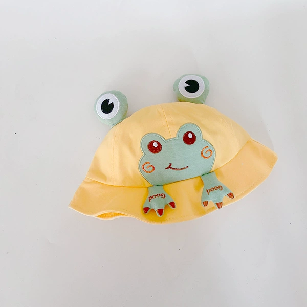 New frog fisherman hat yellow