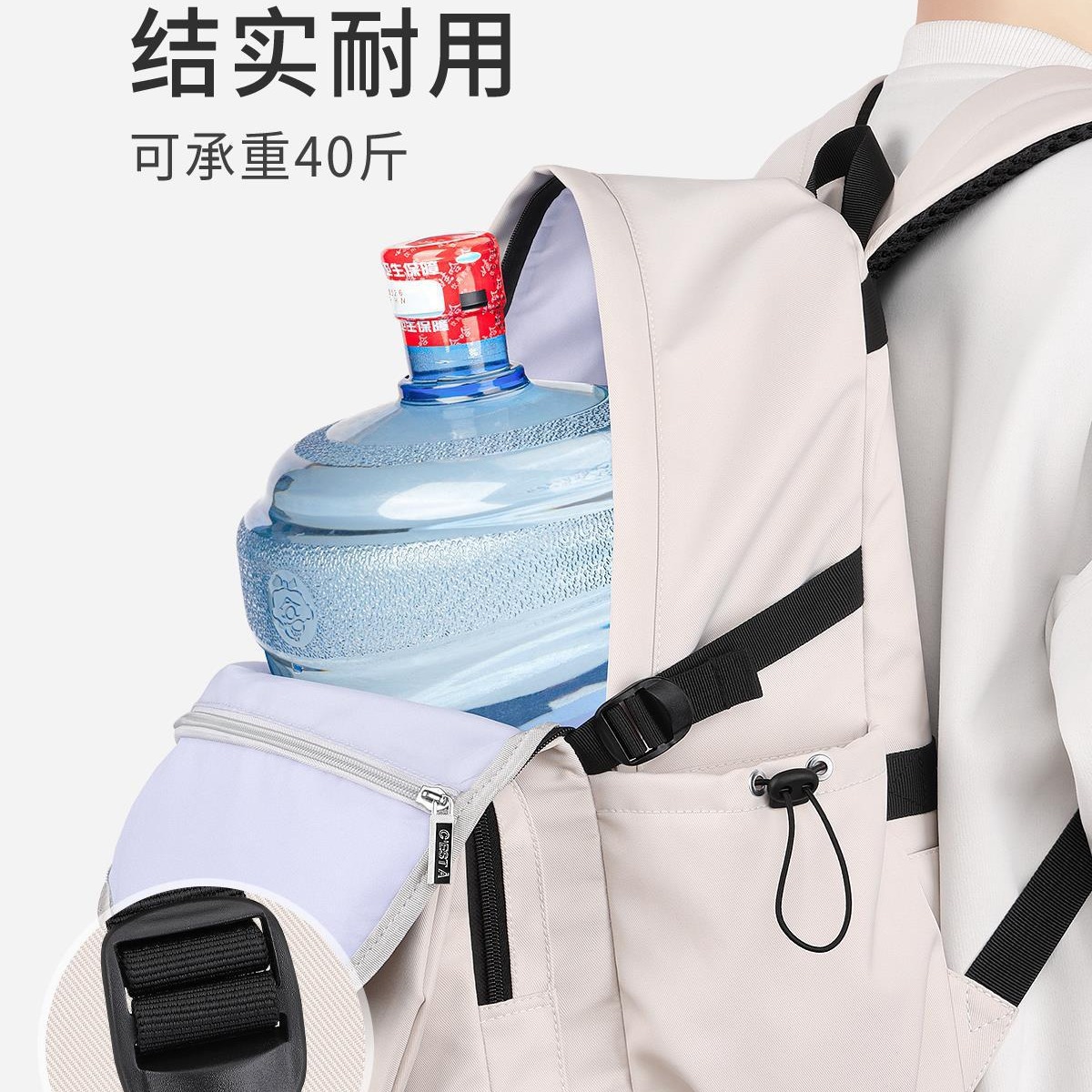 Escuela secundaria mochila estudiantes universitarios niños de sexto grado niñas estudiantes de escuela primaria estudiantes de secundaria hombres mochila de gran capacidad