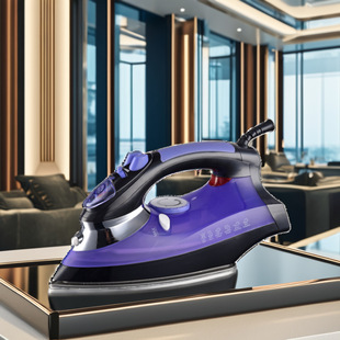 Medium-Sized Lightweight Home and Business Dual-Use Old-Fashioned Electric Iron Multi-Functional Ceramic Base Plate Dry and Wet Export Cross-Border E-Commerce