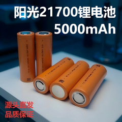 阳光21700锂电池5000mah仪器喷雾器高倍率充电宝电芯电动车电池