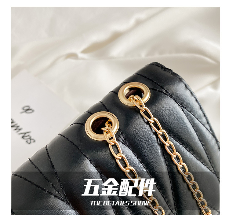 2021 Nuevo Bolso Bandolera Con Costuras En Bandolera Ins Advanced Lock Chain Bag display picture 19