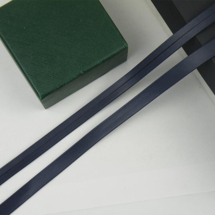 1 cm de color pu prensado banda de borde accesorios de prenda de vestir banda de borde textil decoración de cuero accesorios cuerda