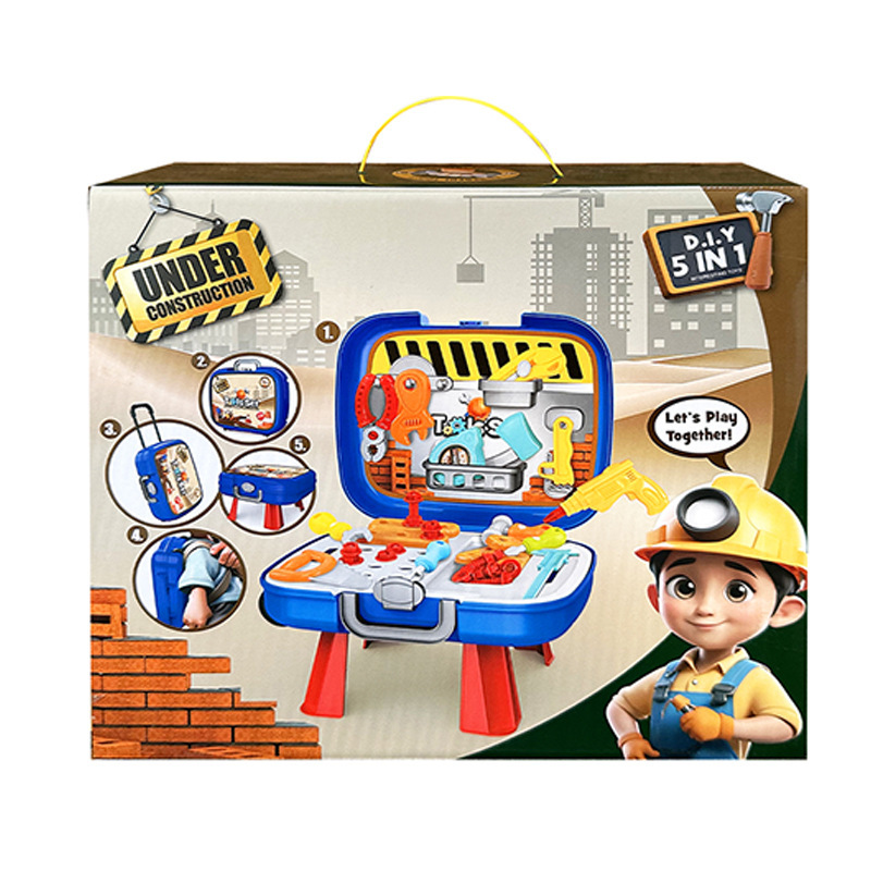 Juguetes para niños, mochila para niños, ingeniería de reparación DIY, desmontaje y desmontaje, caja multifuncional