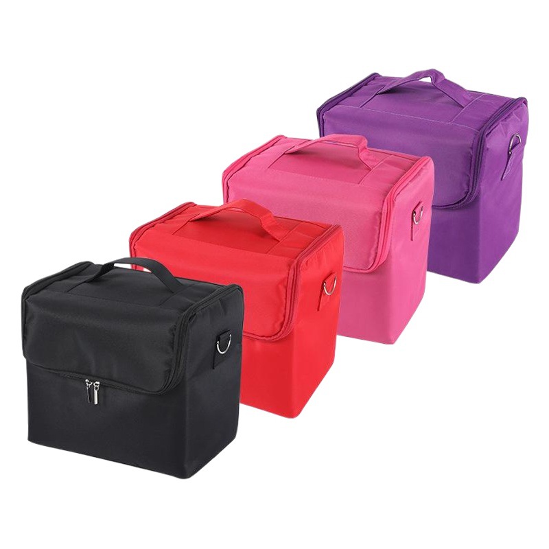 Bolsa de cosméticos portátil profesional belleza manicura Caja de Herramientas bolsa de almacenamiento de viaje de gran capacidad caja de cosméticos portátil simple
