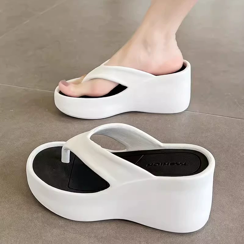 Удобные мужские и женские шлепанцы Mesh Flip-Flops, пляжные тапочки на платформе, модная сетчатая верхняя часть, размер 35/36–39/40