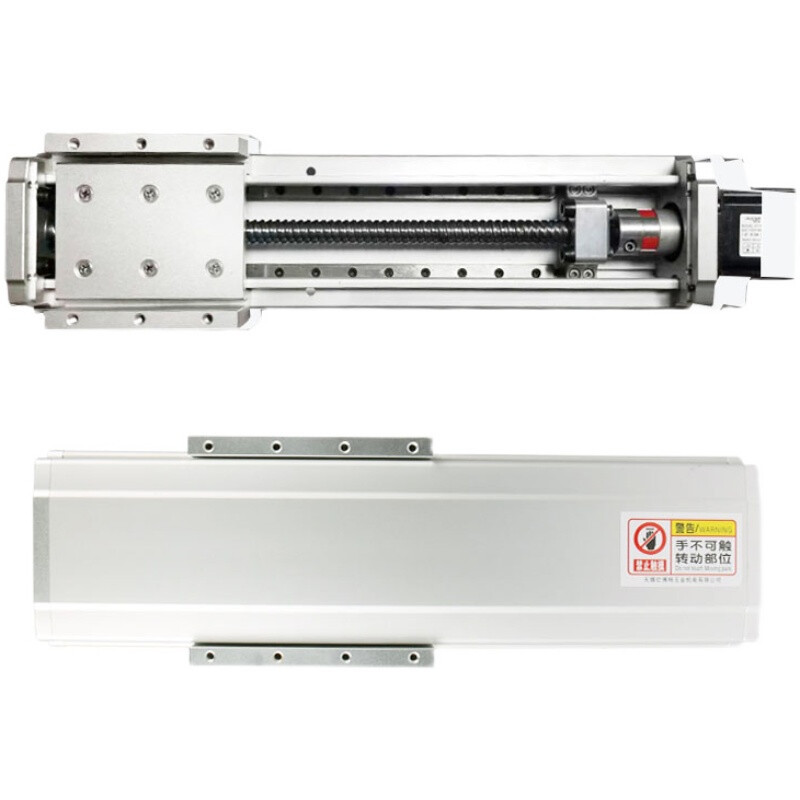 全封闭滑台模组XT-100直线双导轨精密滚珠丝杆电动同步带工作台 
