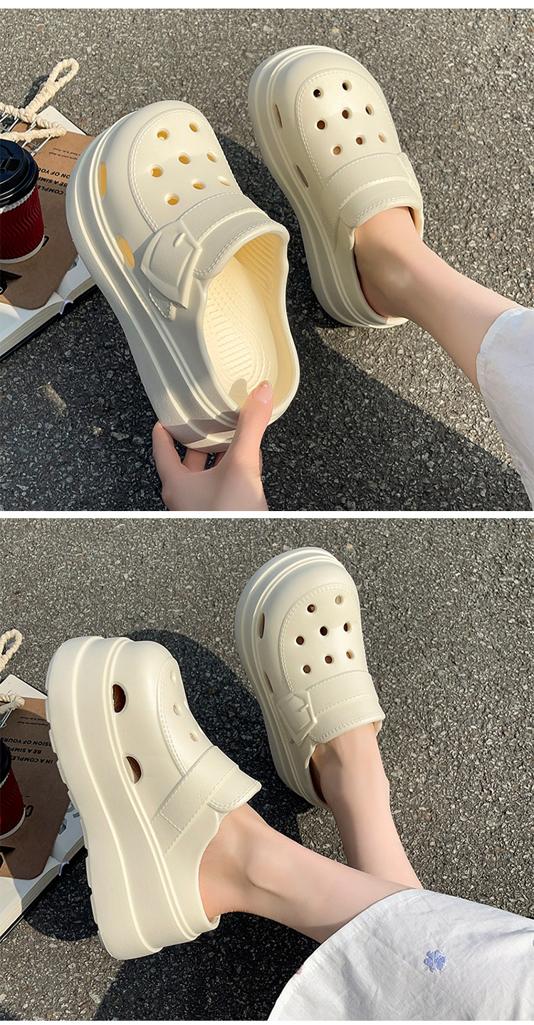 Women's Thick Sole Height Increasing Summer Beach Slippers_voghion.com