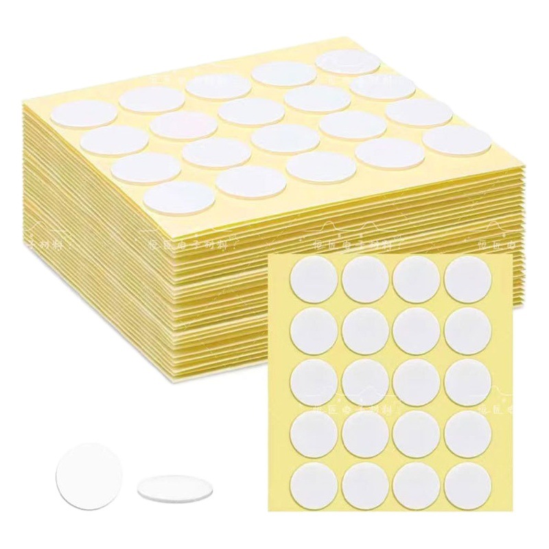 Suministro Transfronterizo de Pegatinas de Espuma para Mechas de Velas Redondas, Materiales para Manualidades, Pegatinas de Doble Cara, Cinta de Espuma de Doble Cara Resistente a Altas Temperaturas image 1