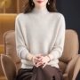 妈妈秋冬中老年纯羊毛羊毛衫
