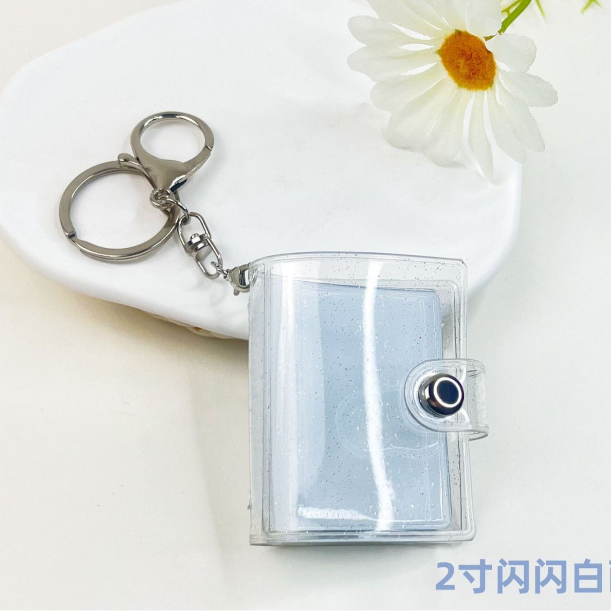 2inch 랍스터 걸쇠가 달린 플래시 화이트 사진 20장