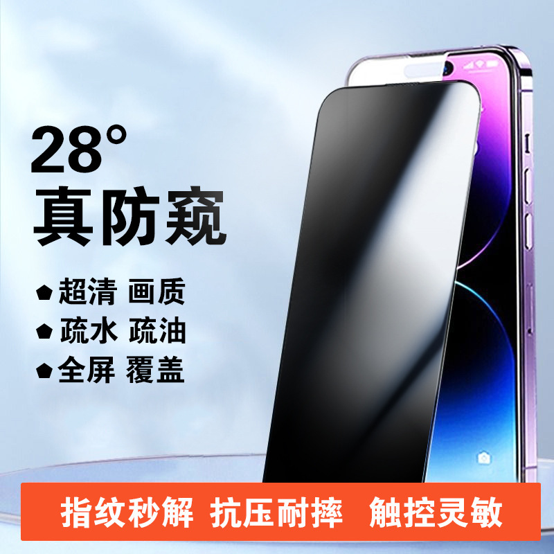 携帯電話の膜はアップルの15最新のiphone14proの超薄型の13promax防爆防指紋強化膜を適用します。|undefined