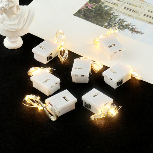 LED flashing light string wholesale cross-border copper wire small light string gift box light strip warm light decoration star light string light