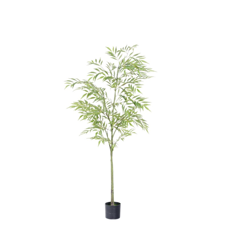 仿真绿植黄天竹南天竹植物盆景新中式室内软装造景假树盆栽摆件|undefined