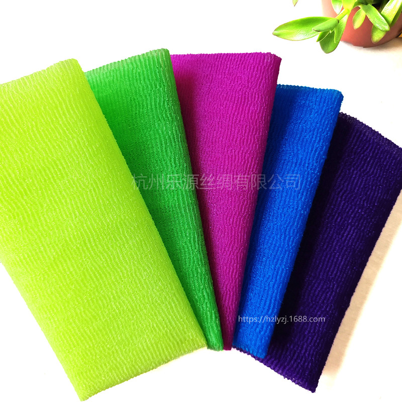 Cross-border Hot Scrub Strong Nylon Bath Towel Japanese Back Wash Towel Solid Color Sauna Foaming Decontamination Towel Cross-border Hot Scrub Strong Nylon Bath Towel Japanese Back Wash Towel Solid Color Sauna Foaming Decontamination Towel